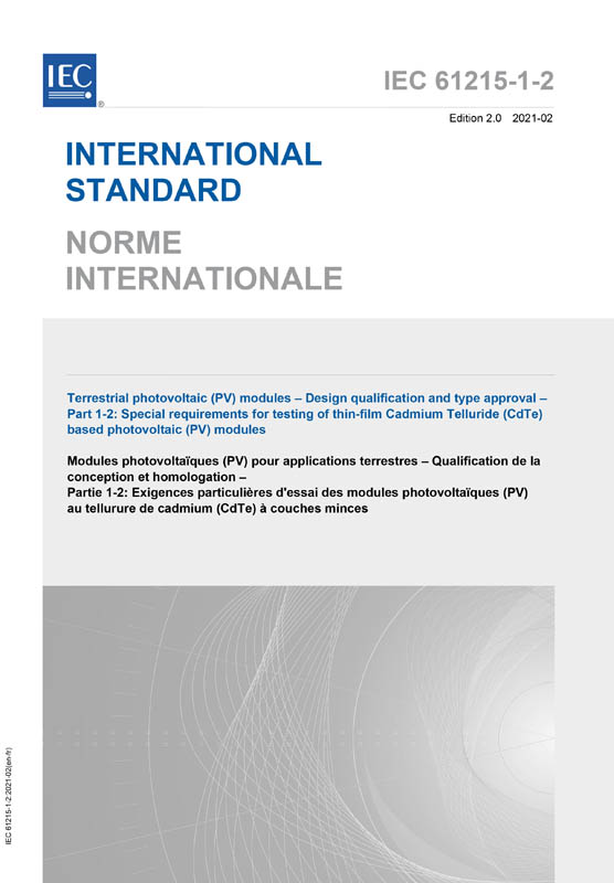 Cover IEC 61215-1-2:2021